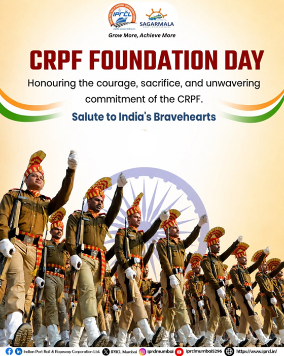 IPRCL extends greeting to CRPF on foundation day